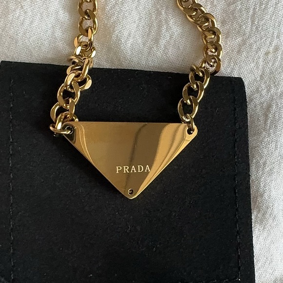 Prada Triangle Necklace - Picture 4 of 4